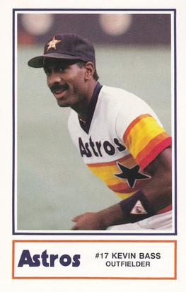 1986 Kool-Aid Houston Astros #4 Kevin Bass Front