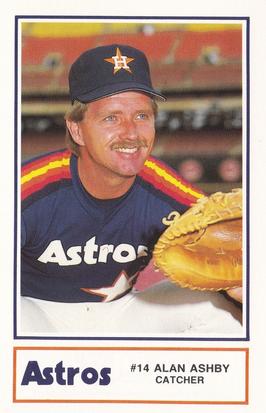 1986 Kool-Aid Houston Astros #8 Alan Ashby Front