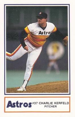 1986 Kool-Aid Houston Astros #10 Charlie Kerfeld Front