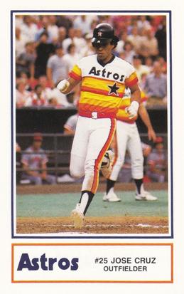 1986 Kool-Aid Houston Astros #12 Jose Cruz Front