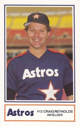1986 Kool-Aid Houston Astros #13 Craig Reynolds Front