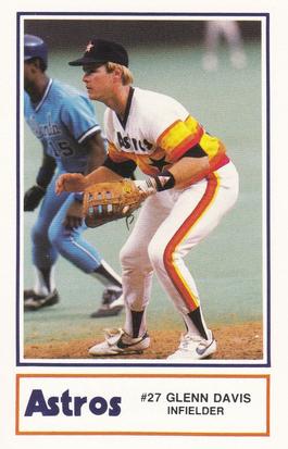 1986 Kool-Aid Houston Astros #22 Glenn Davis Front