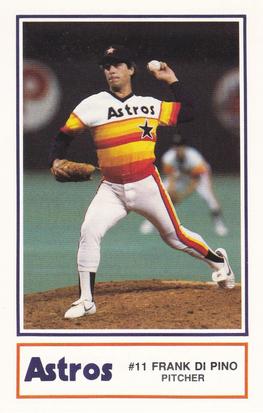 1986 Kool-Aid Houston Astros #25 Frank DiPino Front