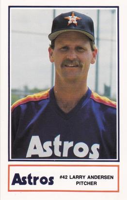 1988 Houston Astros Police #2 Larry Andersen Front