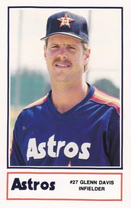 1988 Houston Astros Police #8 Glenn Davis Front