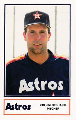 1988 Houston Astros Police #9 Jim Deshaies Front