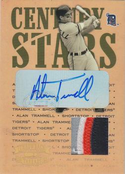 2005 Donruss Throwback Threads - Century Stars Signature Material Prime #CS-49 Alan Trammell Front