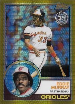 2018 Topps Update - 1983 Topps Baseball 35th Anniversary Chrome Silver Pack Gold Refractor #105 Eddie Murray Front