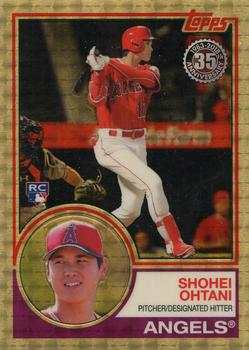 2018 Topps Update - 1983 Topps Baseball 35th Anniversary Chrome Silver Pack SuperFractor #145 Shohei Ohtani Front