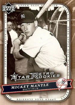 2005 Upper Deck Classics #119 Mickey Mantle Front