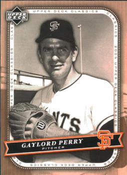 2005 Upper Deck Classics #37 Gaylord Perry Front