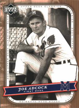 2005 Upper Deck Classics #50 Joe Adcock Front