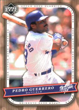 2005 Upper Deck Classics #74 Pedro Guerrero Front