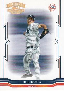 2005 Donruss Throwback Threads - Gold Century Proof #35 Mike Mussina Front