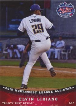 2015 Grandstand Northwest-Pioneer League All-Star Game #NNO Elvin Liriano Front