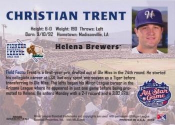 2015 Grandstand Northwest-Pioneer League All-Star Game #NNO Christian Trent Back