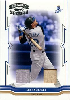 2005 Donruss Throwback Threads - Material Combo #58 Mike Sweeney Front