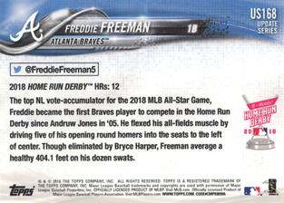 2018 Topps On-Demand Mini #US168 Freddie Freeman Back