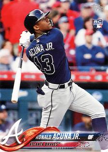 2018 Topps On-Demand Mini #698 Ronald Acuna Jr. Front