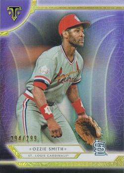 2018 Topps Triple Threads - Amethyst #89 Ozzie Smith Front