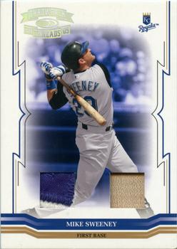 2005 Donruss Throwback Threads - Material Combo Prime #58 Mike Sweeney Front