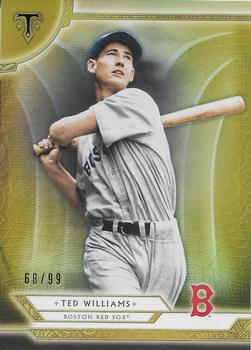 2018 Topps Triple Threads - Gold #64 Ted Williams Front