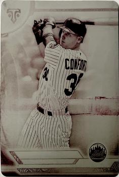 2018 Topps Triple Threads - Printing Plates Magenta #40 Michael Conforto Front