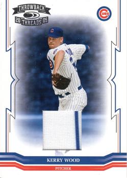 2005 Donruss Throwback Threads - Material Jersey #134 Kerry Wood Front