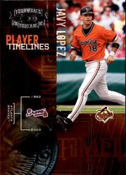 2005 Donruss Throwback Threads - Player Timelines #PT-10 Javy Lopez Front
