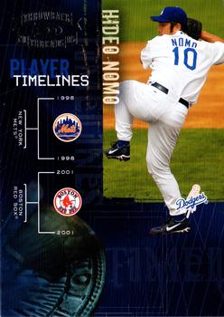 2005 Donruss Throwback Threads - Player Timelines #PT-34 Hideo Nomo Front