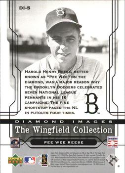 2005 Upper Deck - Diamond Images: The Wingfield Collection #DI-5 Pee Wee Reese Back