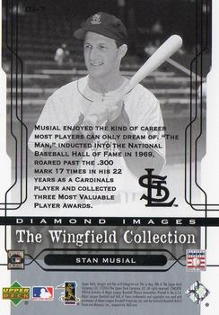 2005 Upper Deck - Diamond Images: The Wingfield Collection #DI-7 Stan Musial Back
