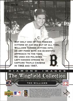 2005 Upper Deck - Diamond Images: The Wingfield Collection #DI-8 Ted Williams Back