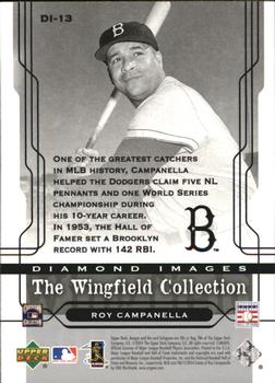 2005 Upper Deck - Diamond Images: The Wingfield Collection #DI-13 Roy Campanella Back