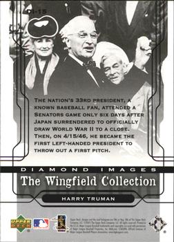 2005 Upper Deck - Diamond Images: The Wingfield Collection #DI-15 Harry Truman Back