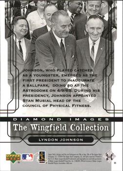 2005 Upper Deck - Diamond Images: The Wingfield Collection #DI-18 Lyndon Johnson Back