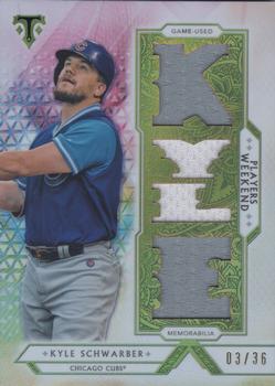 2018 Topps Triple Threads - Players Weekend Relics #PW-KS Kyle Schwarber Front