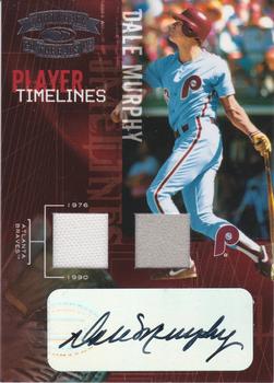 2005 Donruss Throwback Threads - Player Timelines Signature Material #PT-1 Dale Murphy Front