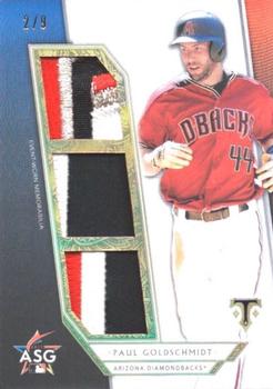 2018 Topps Triple Threads - All-Star Patches #ASP-PG Paul Goldschmidt Front