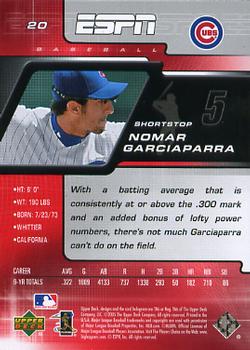 2005 Upper Deck ESPN #20 Nomar Garciaparra Back