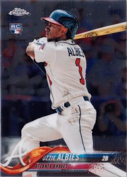 2018 Topps Chrome Update #HMT27 Ozzie Albies Front