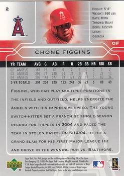 2005 Upper Deck First Pitch #2 Chone Figgins Back