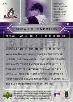 2005 Upper Deck First Pitch #14 Shea Hillenbrand Back