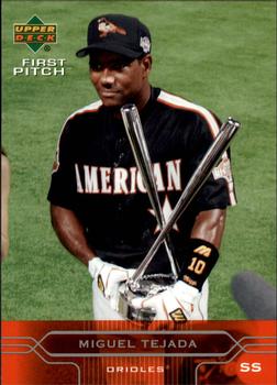 2005 Upper Deck First Pitch #27 Miguel Tejada Front
