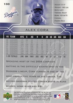 2005 Upper Deck First Pitch #100 Alex Cora Back