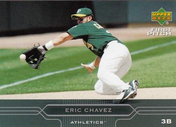 2005 Upper Deck First Pitch #144 Eric Chavez Front