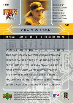 2005 Upper Deck First Pitch #155 Craig Wilson Back
