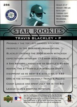 2005 Upper Deck First Pitch #256 Travis Blackley Back