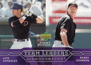 2005 Upper Deck First Pitch #262 Luis Gonzalez / Randy Johnson Front