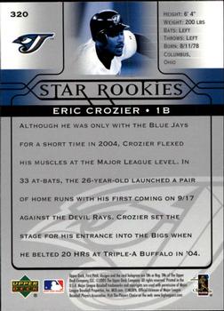 2005 Upper Deck First Pitch #320 Eric Crozier Back